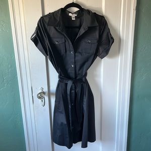 Dress gray.  Does have some discoloration in arm pit area.